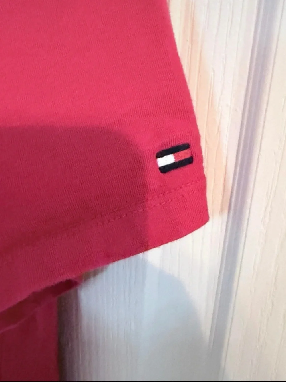 Tommy Hilfiger Red Graphic Logo T-Shirt Size XL